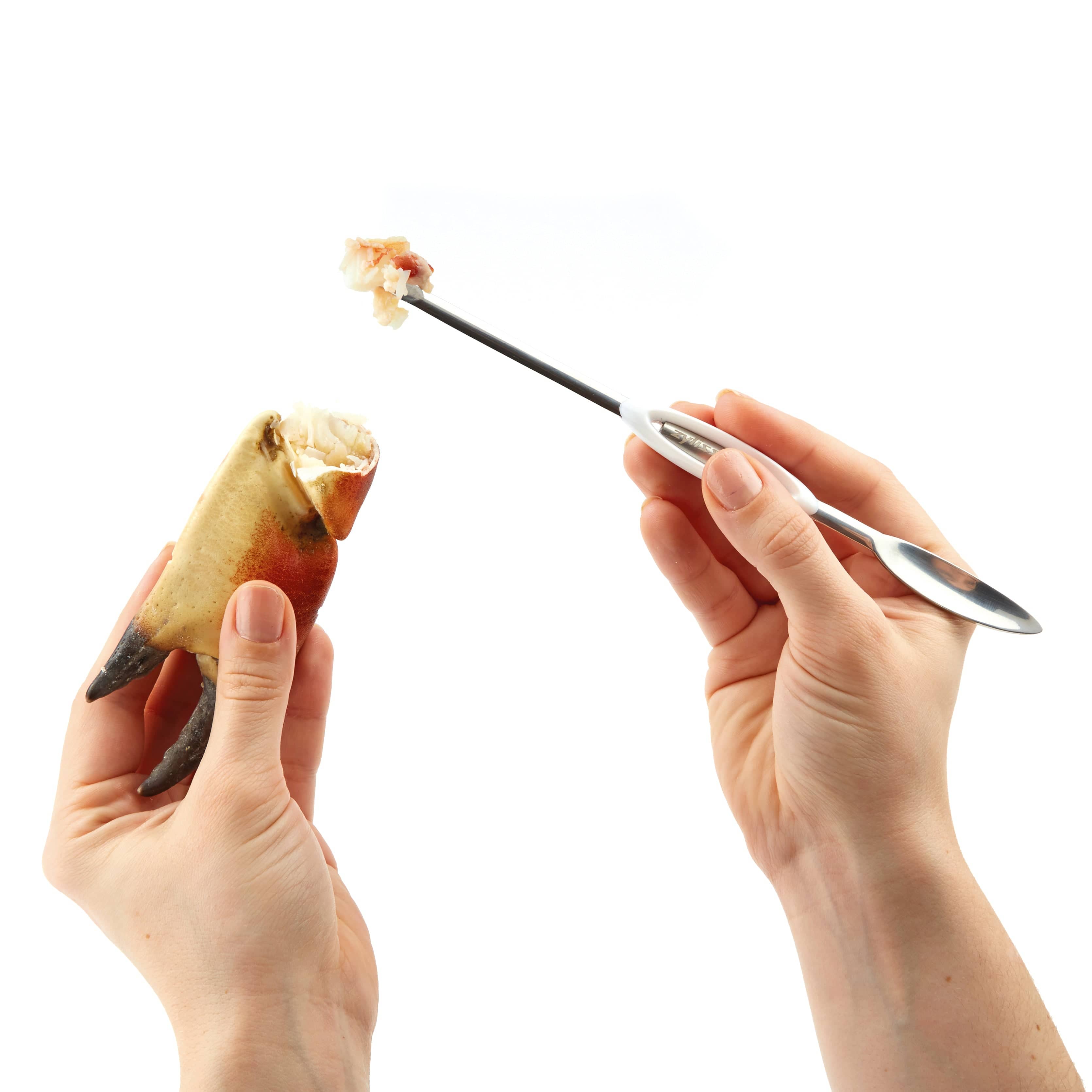 Zyliss Stainless Steel Seafood Picks Set of 4 - Crab Lobster Shrimp Shell Crackers with Ergonomic Handles for Seafood Lovers & Home Chefs - Perfect for Crab Feasts, Seafood Boils & Dinner Parties