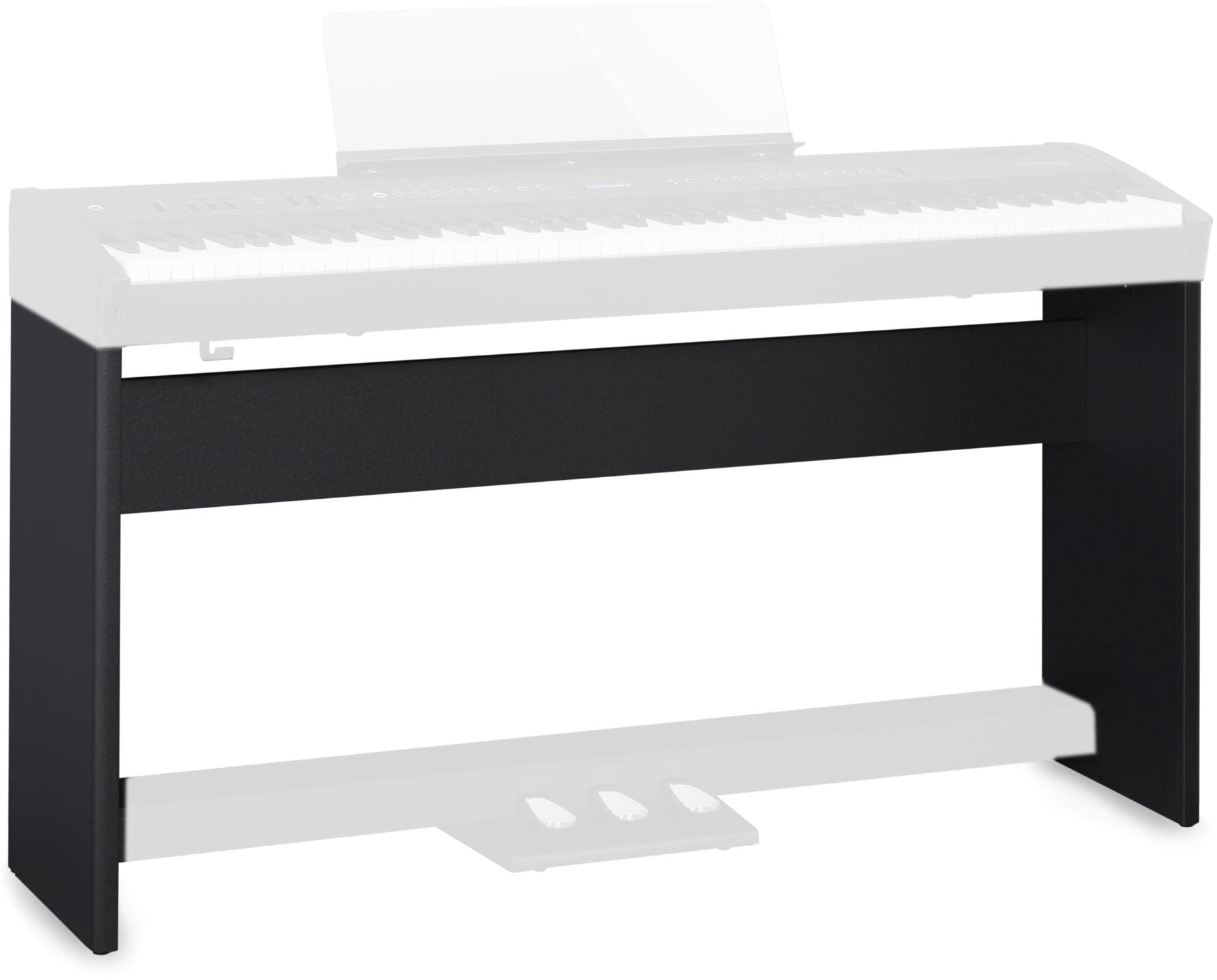 Roland KSC-72 Adjustable Keyboard Stand for FP-60 Digital Piano - Heavy Duty Black Metal X-Style Frame | Perfect for Home Studios, Stage Performances & Music Classrooms