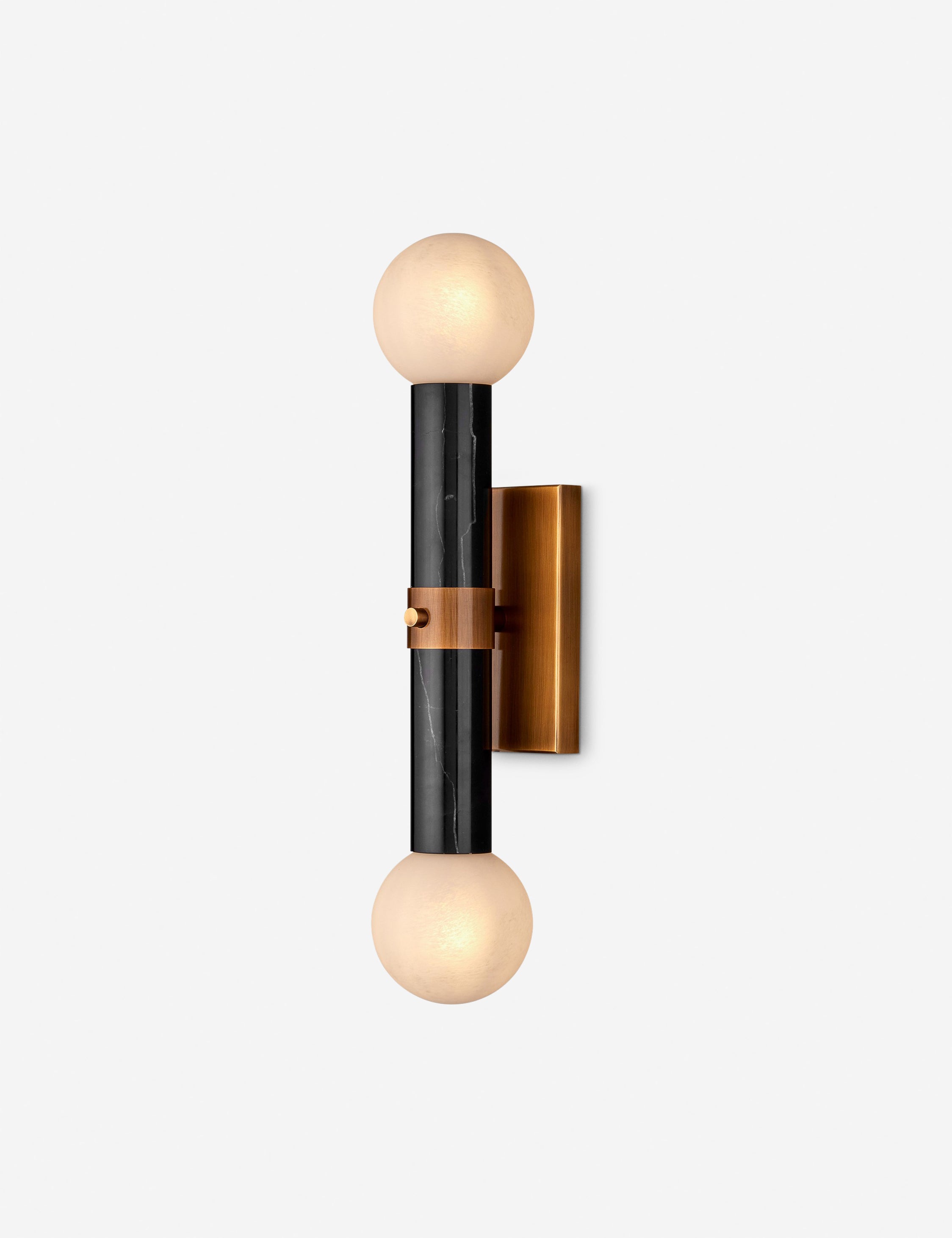 Anstead Wall Sconce Light - Modern Plug-in Fixture for Bedroom, Living Room & Hallway Lighting | Easy Installation Indoor Wall Lamp with On/Off Switch