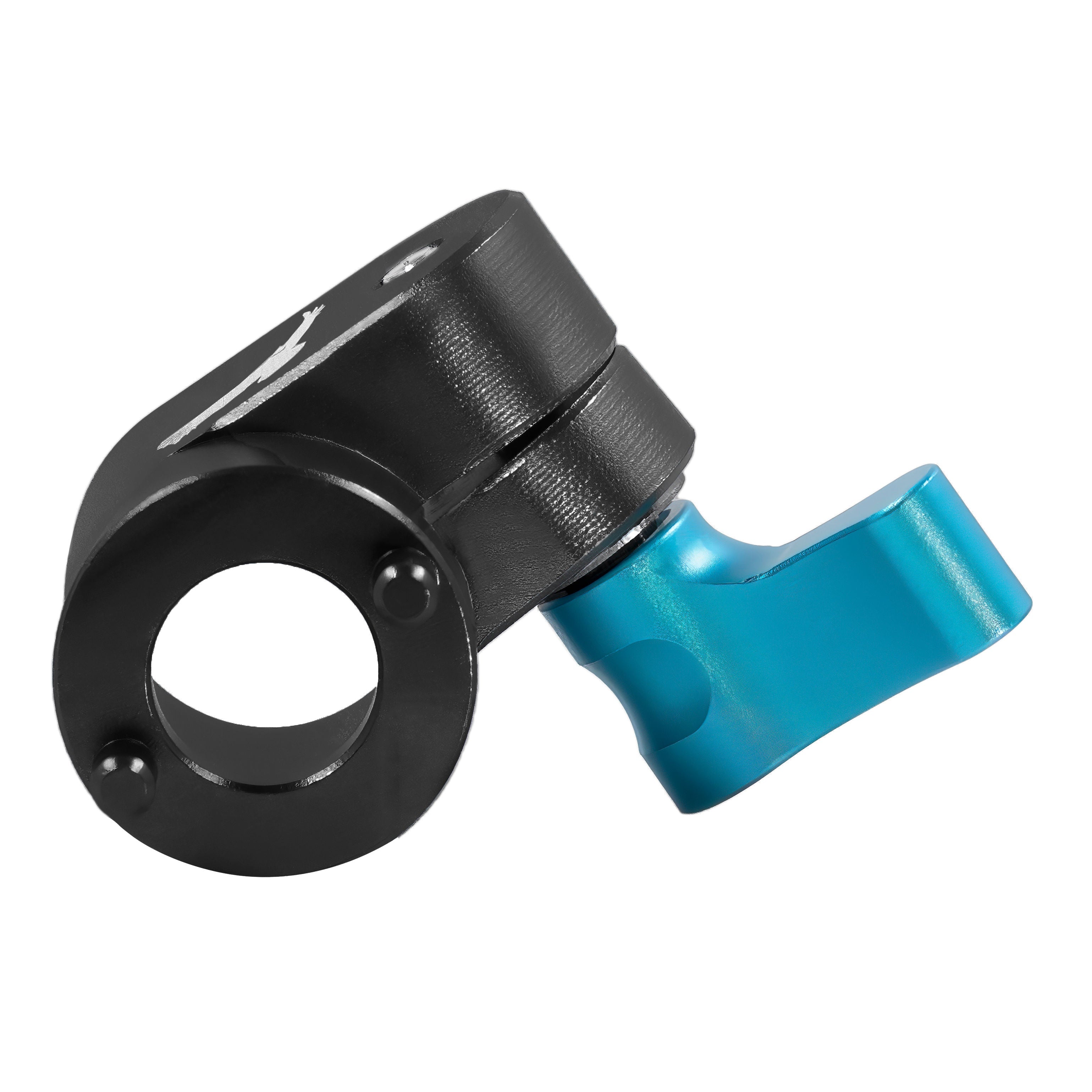 Kondor Blue 15mm Single Rod Clamp for Focus Gears (Black) - Professional Camera Rig Accessory for DSLR & Mirrorless Filmmaking