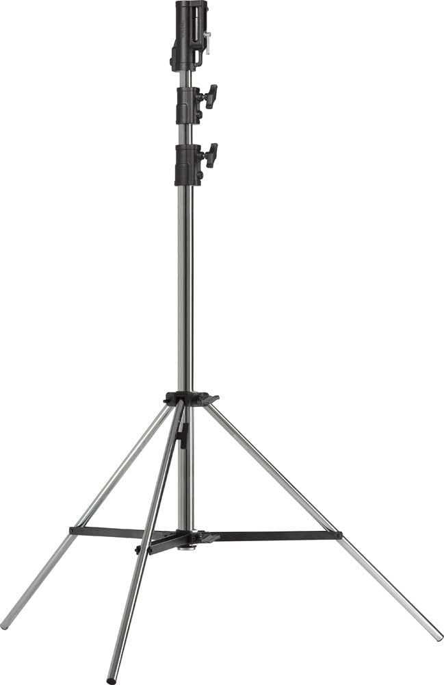 Kupo Master Combo HD Stand - Silver (KS200112) | Heavy Duty Studio Light Stand for Photography & Videography | Perfect for YouTube, TikTok & Live Streaming