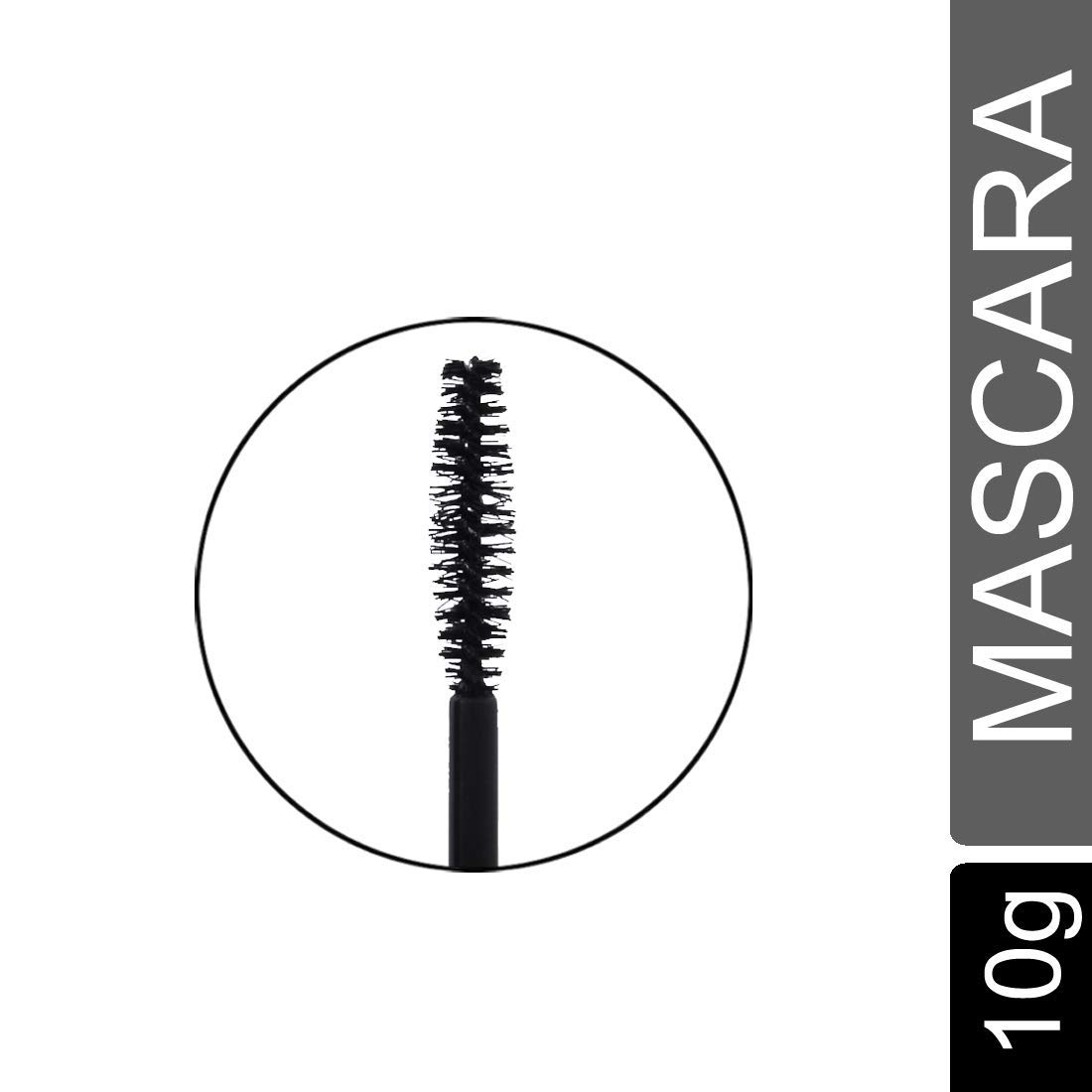 Waterproof Volumizing Mascara - Lightweight, Quick Dry, No Clumping with Exclusive Wand for Length & Definition | 10ml | Perfect for Daily Wear, Night Out & Special Occasions