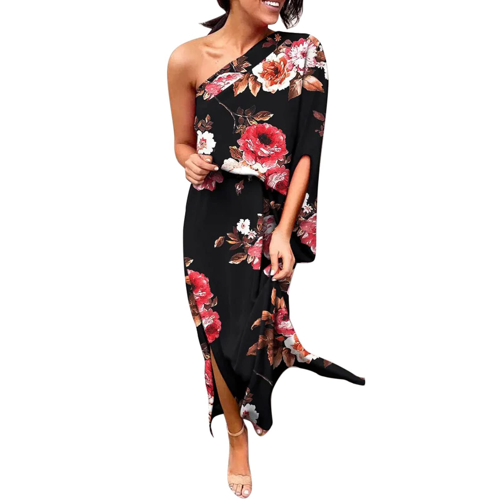 Butterfly Print Women's Casual Sundress - Sleeveless High Neck Maxi & Mini Dresses for Summer | Perfect for Beach Vacations, Garden Parties & Date Nights