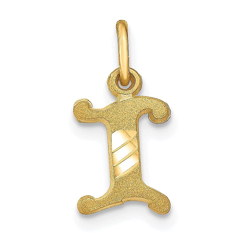 10K Yellow Gold Initial Monogram Name Letter 