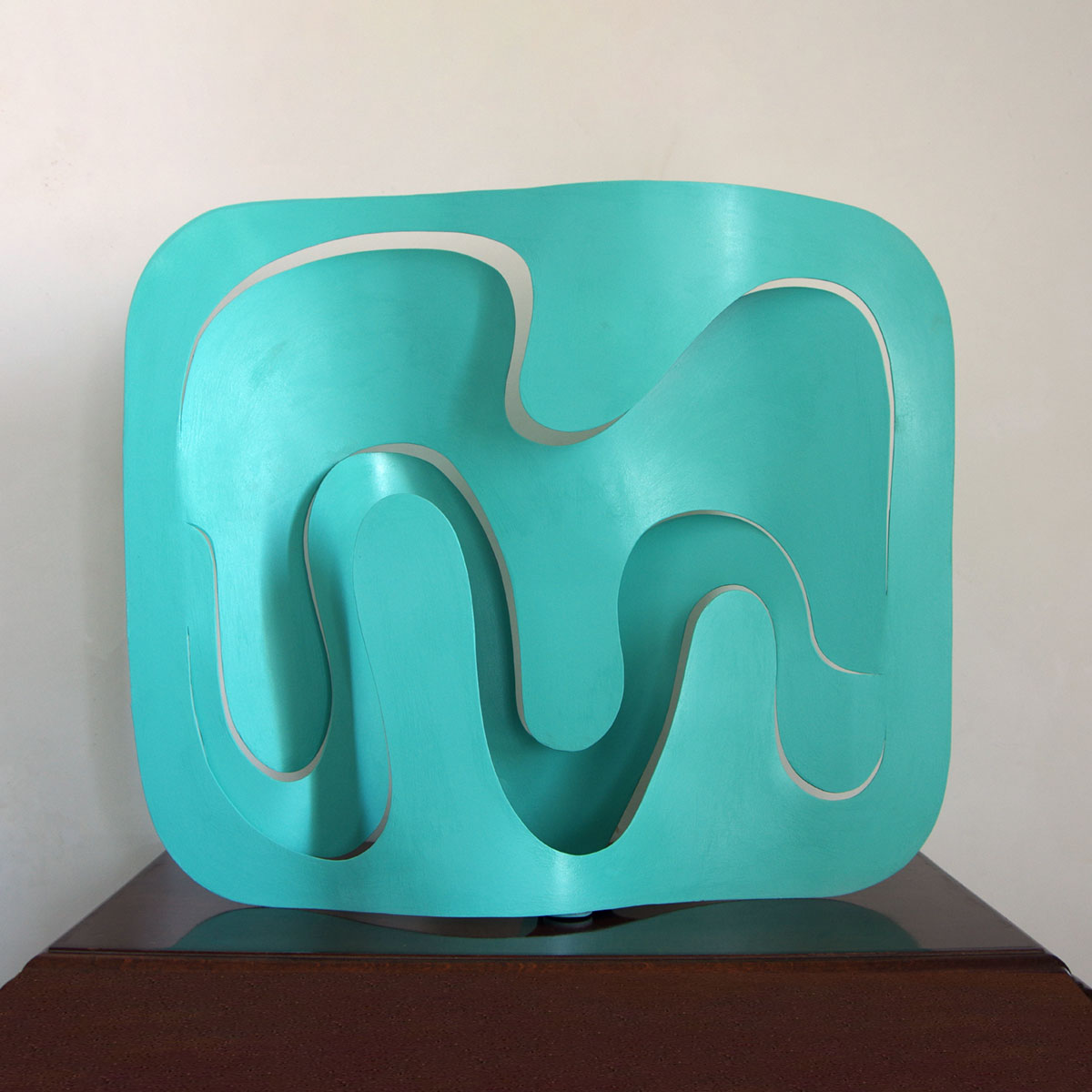 Handcrafted Smeralda Steel Sculpture - Modern Art Decor for Home & Office - Perfect for Living Room, Garden, or Gift Giving