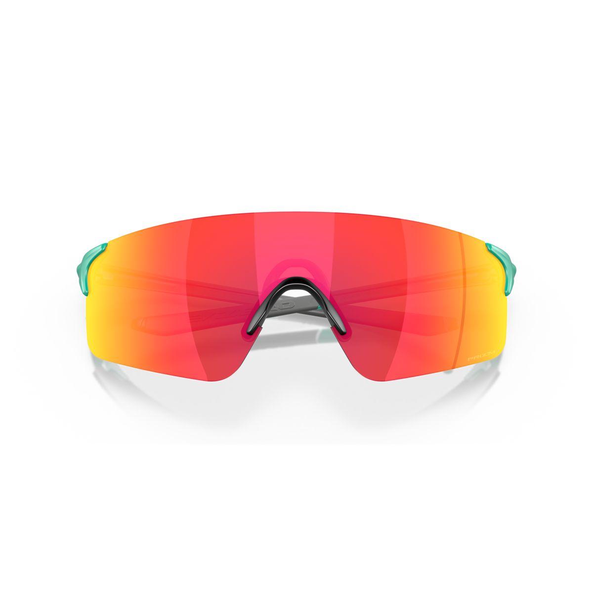 Oakley EVZero Blades Matte Celeste/Prizm Ruby Sunglasses 0OO9454A 945413 - Lightweight Sports Sunglasses for Running, Cycling & Outdoor Activities