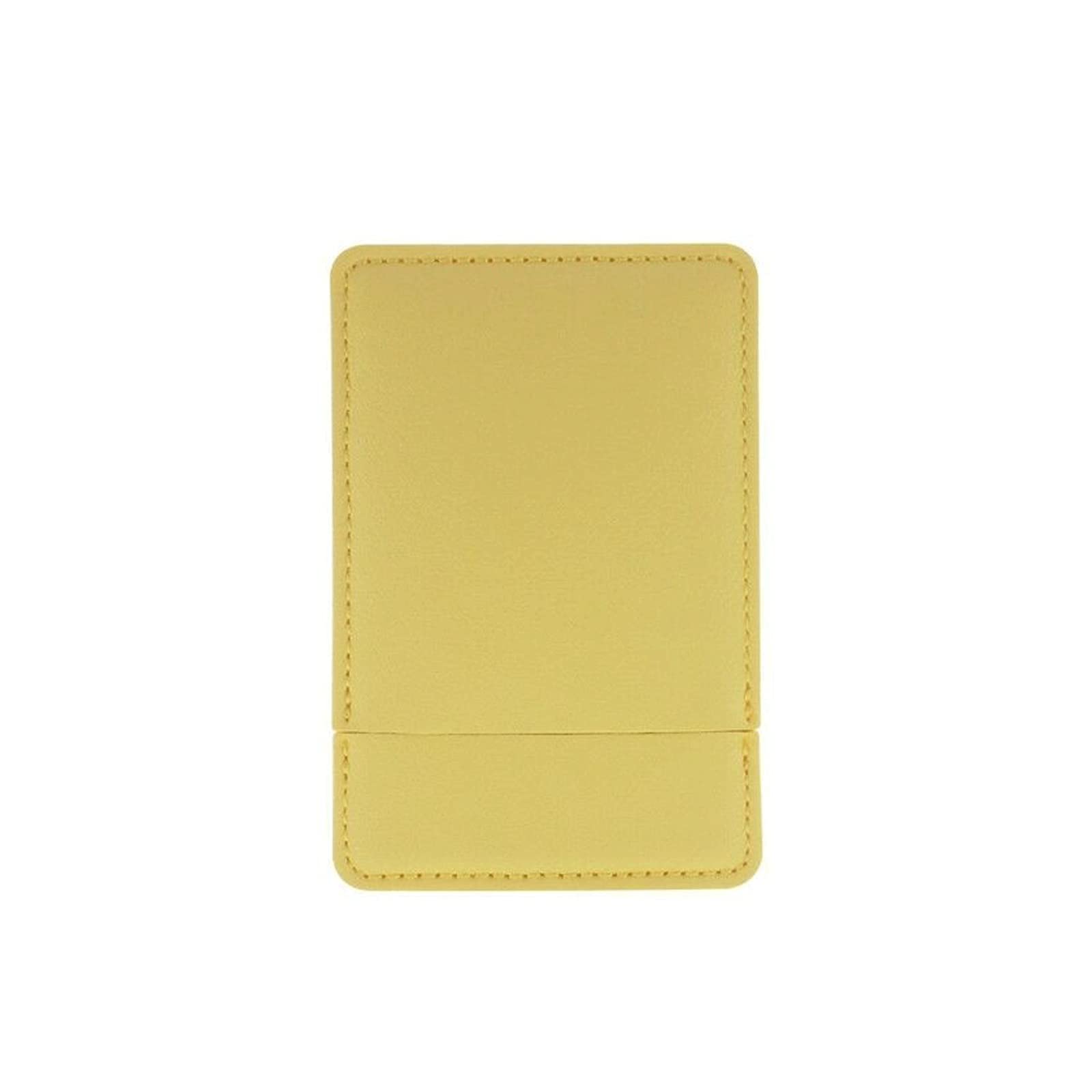 GyLazhuzizhzj Ultra-Thin Foldable Makeup Mirror - 3 Colors, Portable Rectangle Vanity Mirror for Travel & Home (Yellow) | Perfect for Makeup, Skincare & On-the-Go Touchups