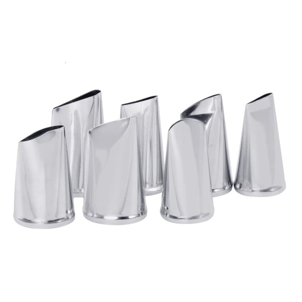 CVLLXS 7-Piece Cake Decorating Tips Set - Stainless Steel Icing Piping Nozzles for Fondant, Buttercream & Royal Icing - Perfect for Cupcakes, Wedding Cakes & Birthday Cake Decorating