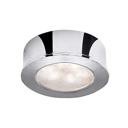 WAC LED Round Button Lights 3000K Chrome - Perfect for Home & Office