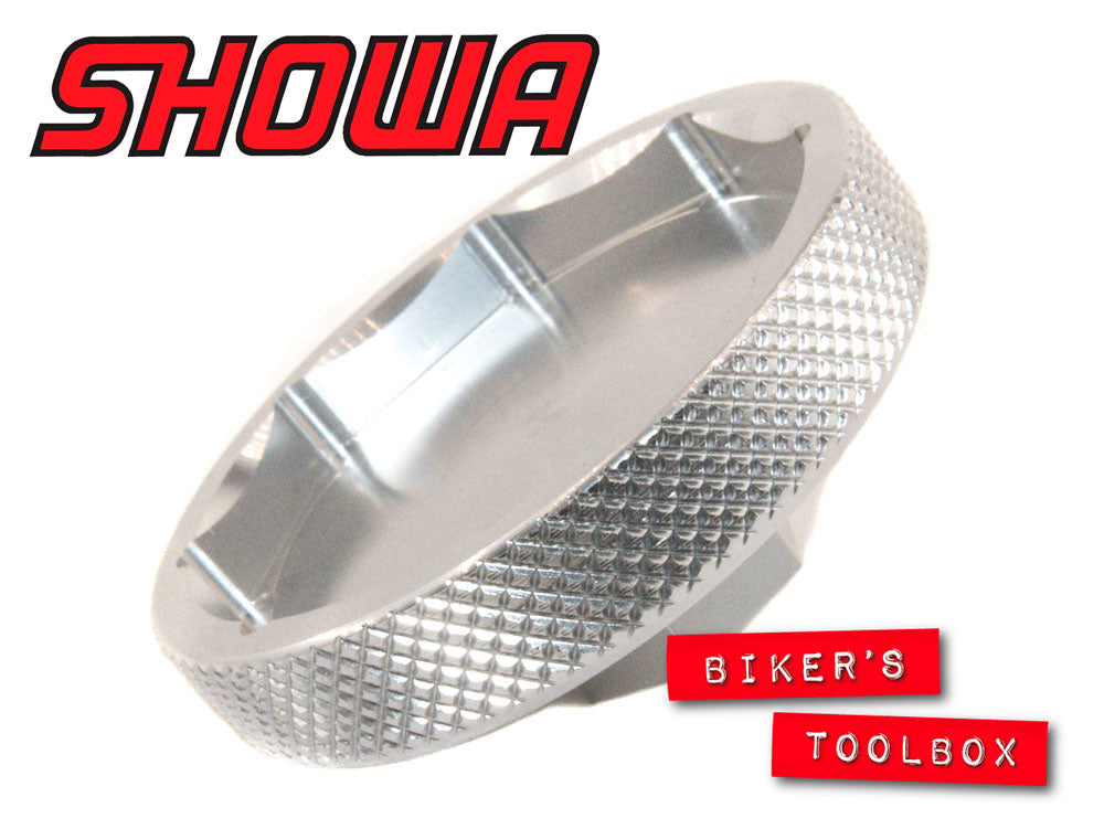 Showa 45mm Fork Cap Tool - Motorcycle Suspension Maintenance Wrench for Dirt Bike & ATV Fork Service
