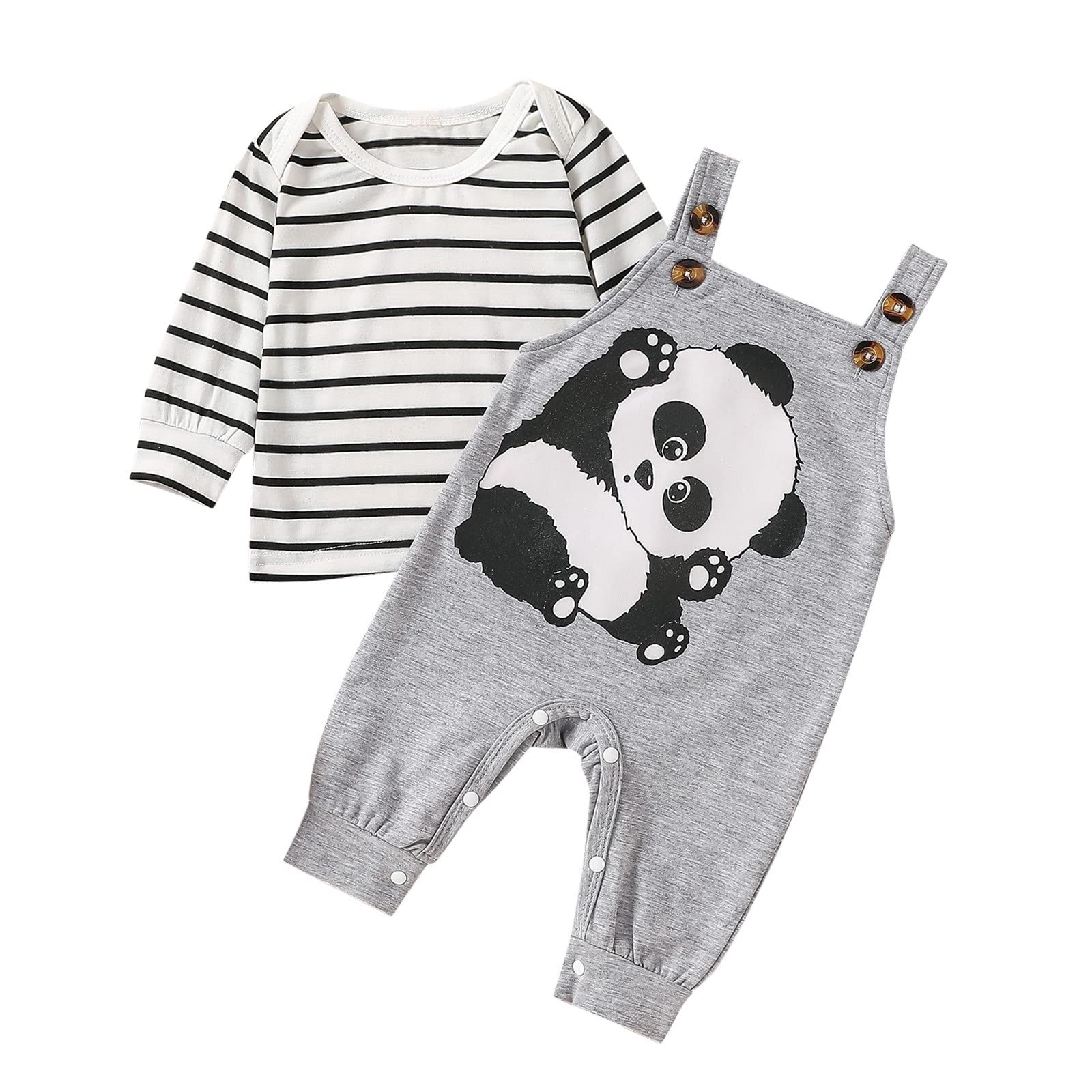 Baby Boy Fall Outfit Set - Long Sleeve Printed Sweatshirt & Jogger Pants | Cute Toddler Clothes for Playdates, Family Photos & Autumn Adventures