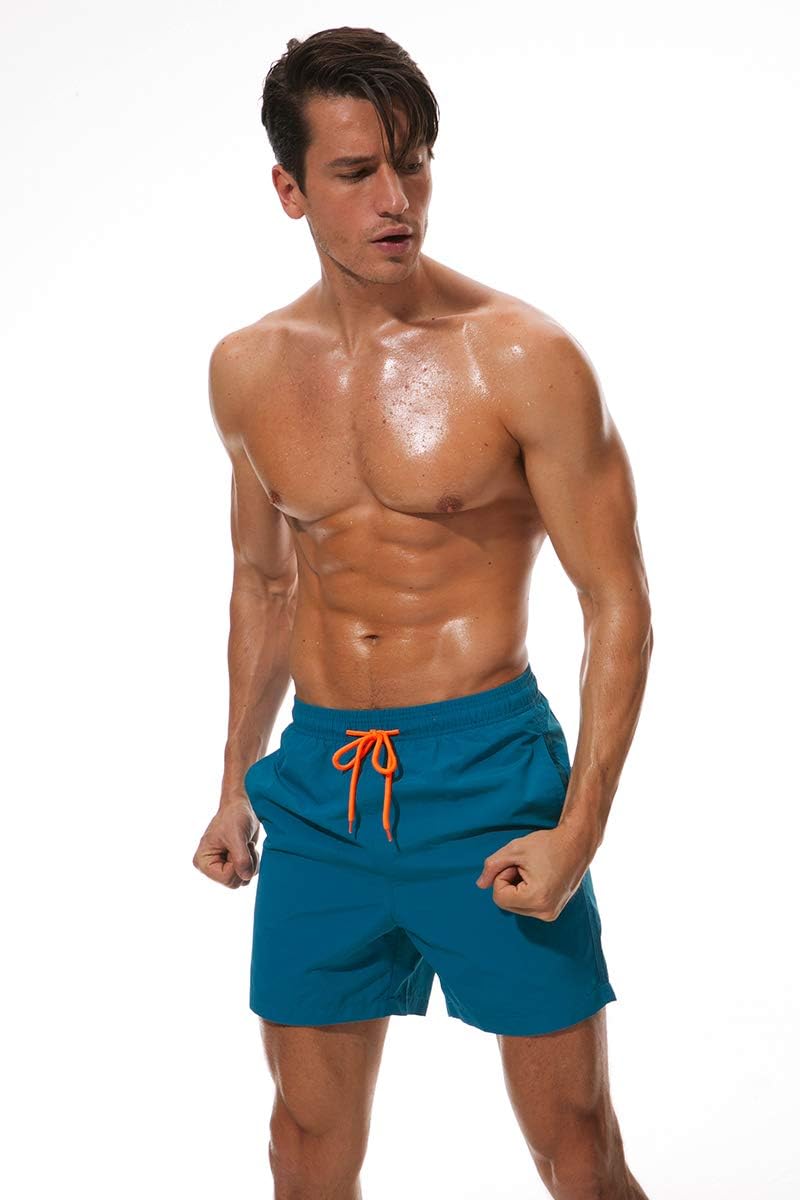 **Men's Quick-Dry Swim Trunks - Lightweight Board Shorts for Swimming, Surfing & Beach Activities**