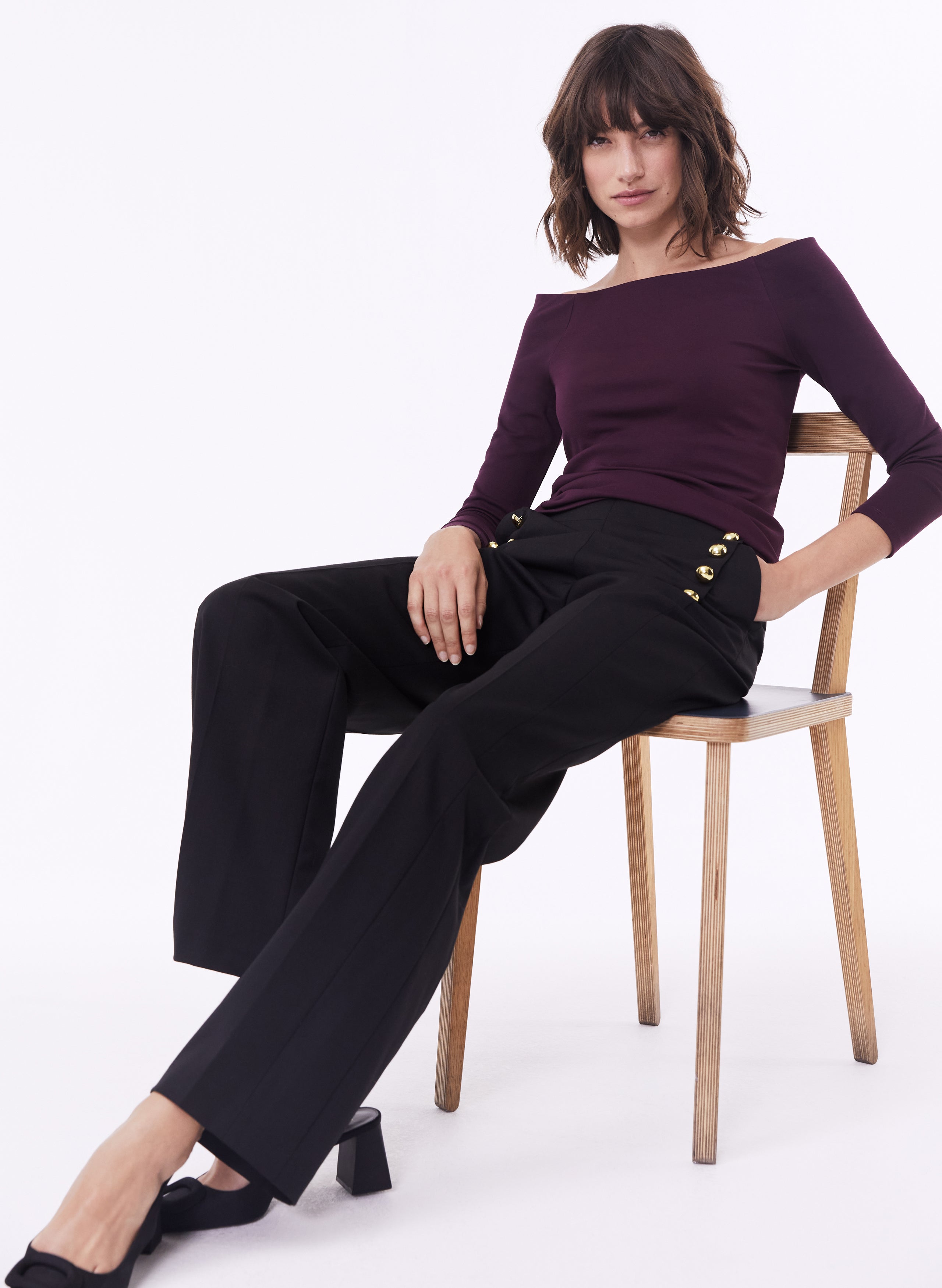 Carla Top Women's Blouse with LENZING™ ECOVERO™ Sustainable Fabric - Perfect for Office Wear, Casual Outfits & Summer Fashion