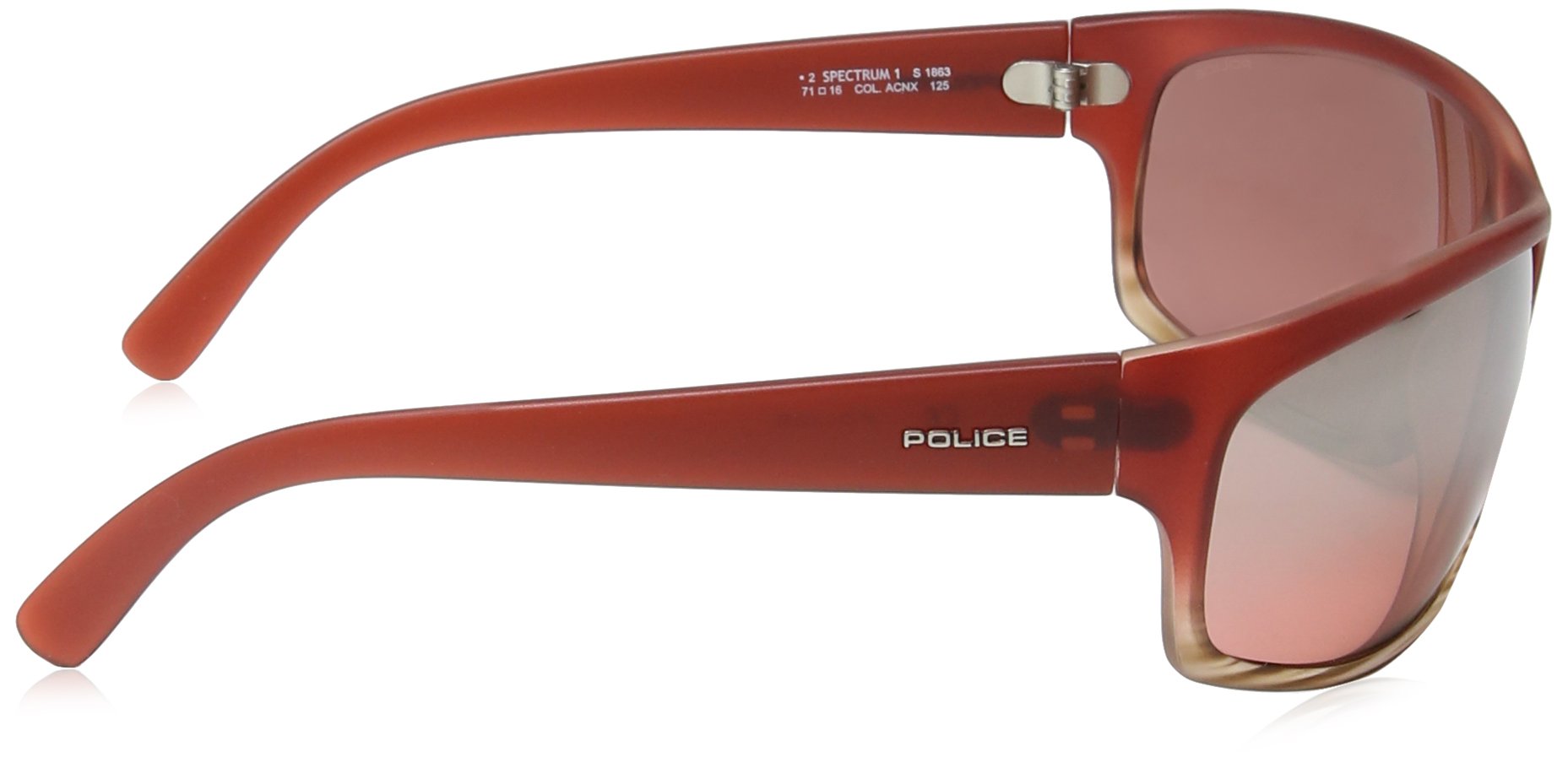Polarized Fashion Sunglasses for Men & Women - S186371ACNX Red Police Style Unisex Shades - Perfect for Driving, Beach & Outdoor Activities