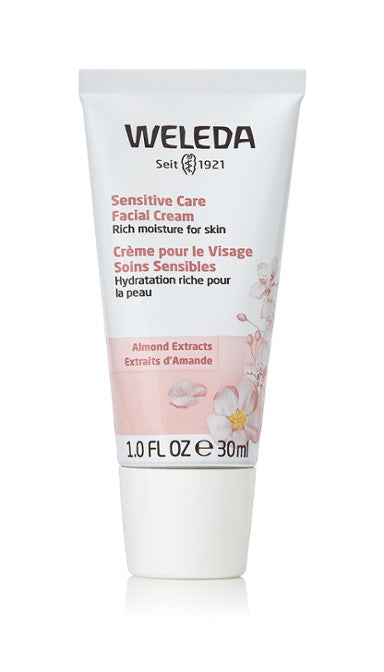 Weleda Sensitive Care Facial Cream with Almond Oil - Soothing & Hydrating for Dry, Irritated Skin - Perfect for Daily Skincare Routine & Sensitive Skin Relief
