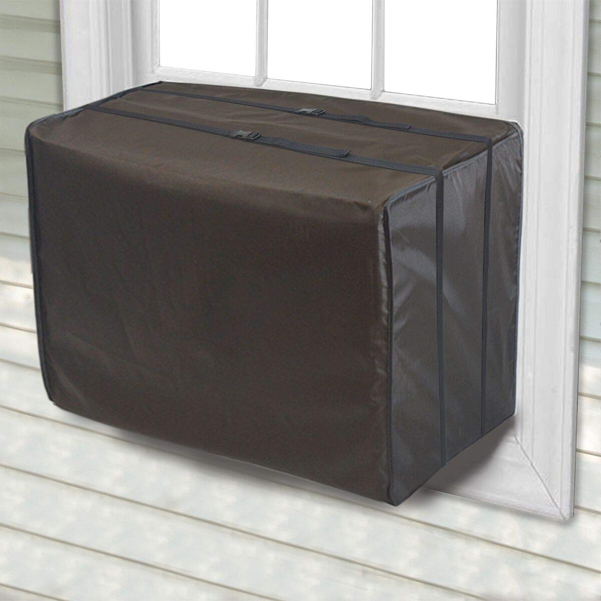 Jeacent Heavy Duty Window Air Conditioner Cover for Outside - 21W x 16D x 15H - Weatherproof AC Unit Protector for Winter & Summer - Perfect for Home, Apartment & Office Use