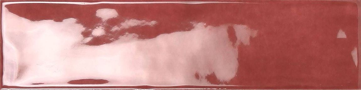 Premium 3x12 Crimson Red Subway Tile - Glossy Ceramic Wall & Backsplash Tiles for Kitchen, Bathroom & Shower Renovation