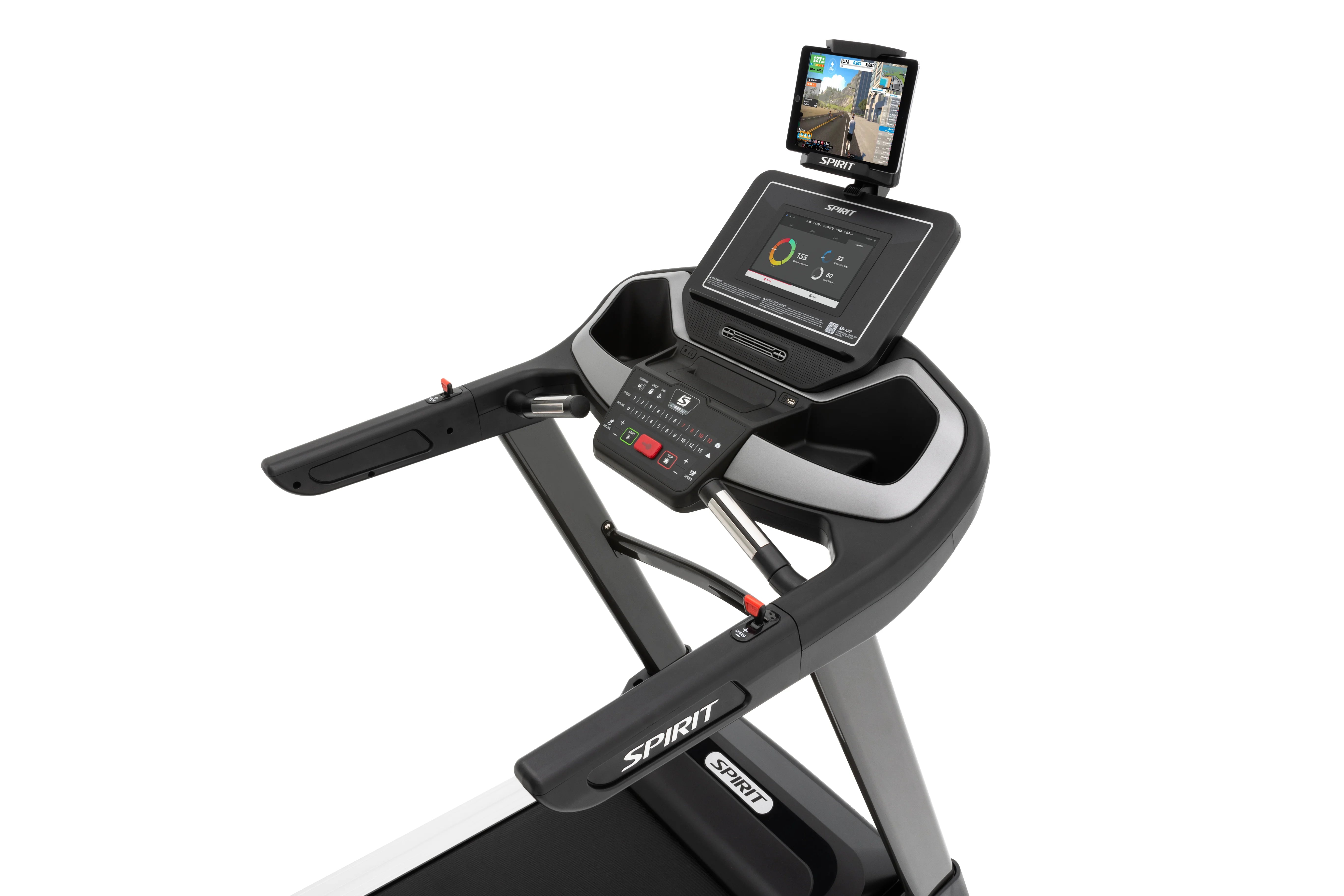 Spirit XT485ENT Treadmill - Premium Home Fitness Equipment with Entertainment Features for Cardio Workouts & Weight Loss | Perfect for Home Gyms & Personal Training