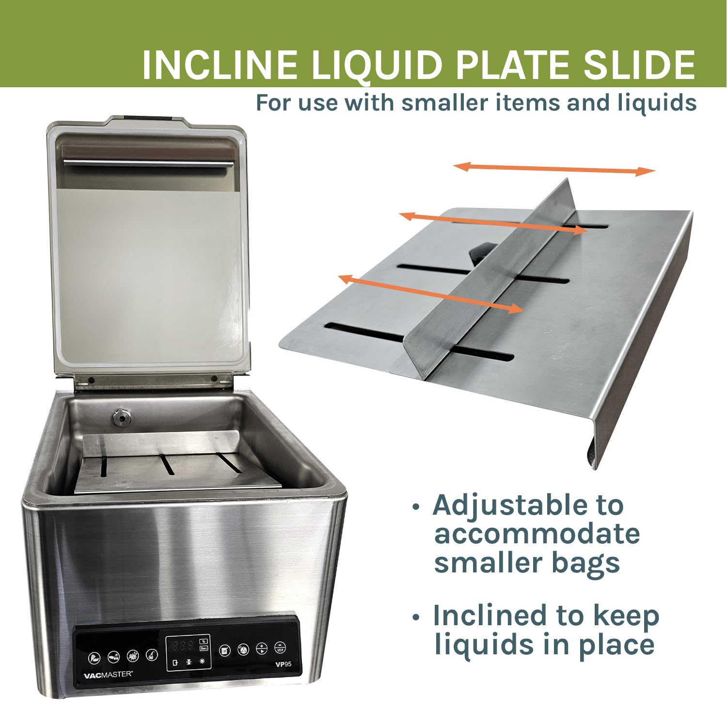 VacMaster VP95 Chamber Vacuum Sealer with Industrial Oil Pump - Commercial & Home Use for Food Preservation, Sous Vide, Meal Prep | Ideal for Restaurants, Catering, Food Trucks | Works with Dry Goods, Liquids & Marinades | Perfect for Extending Shelf Life & Freshness