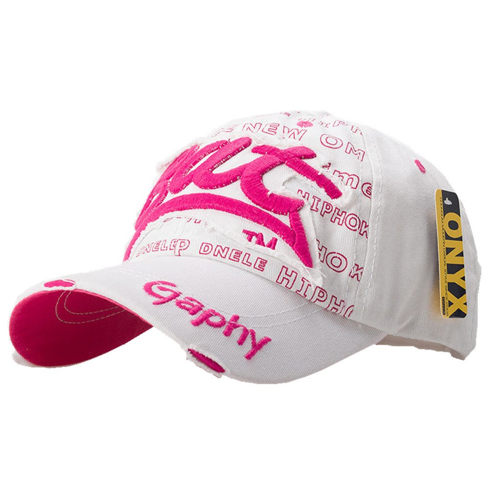 Kafeimali Unisex Summer Sports Baseball Cap - Breathable Adjustable Sun Hat for Men & Women (White) - Perfect for Running, Hiking, and Outdoor Activities
