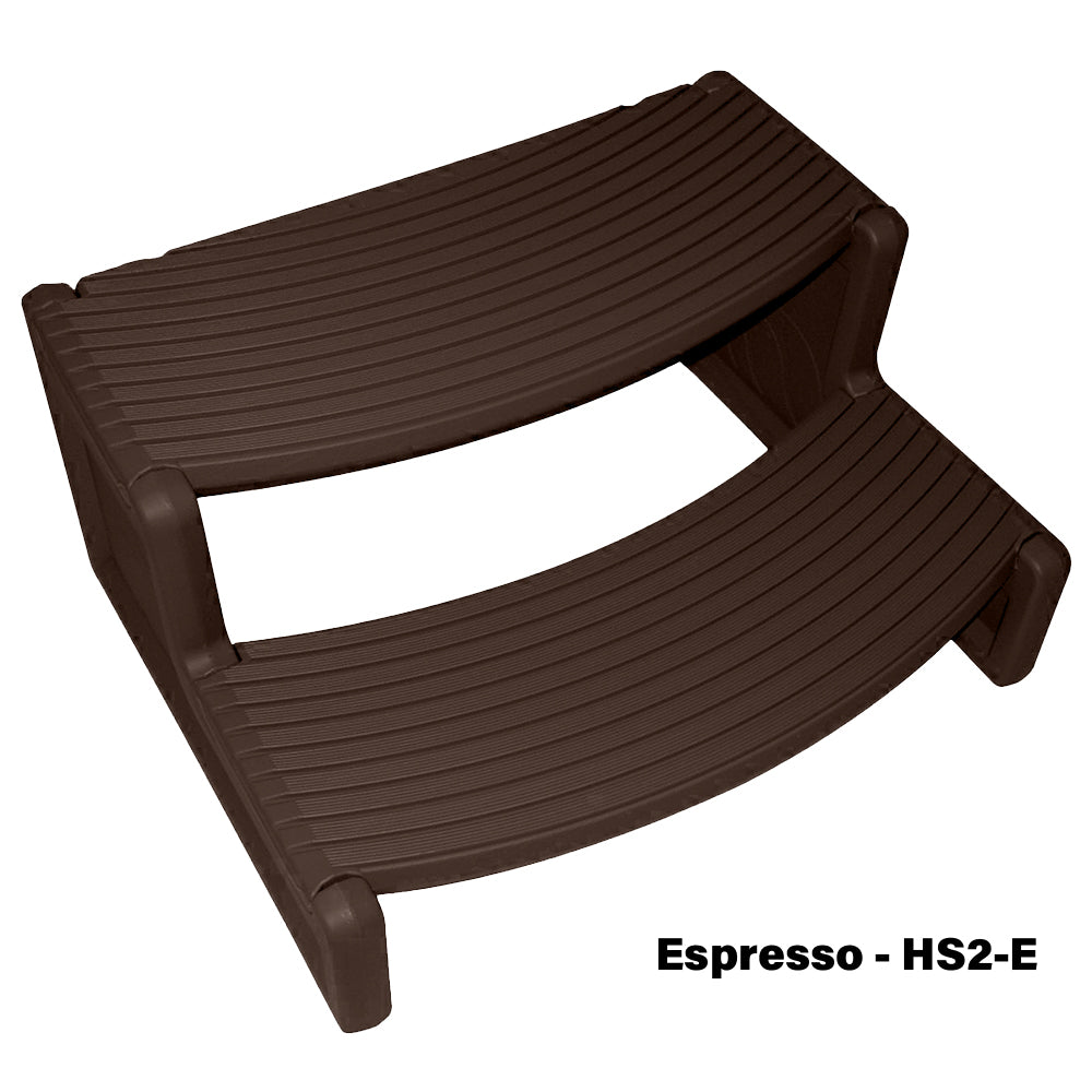 Confer Plastics Spa Handi Step - Durable Plastic Step Stool for Hot Tubs, Pools & Showers - Non-Slip Bathroom Safety Step for Seniors & Kids