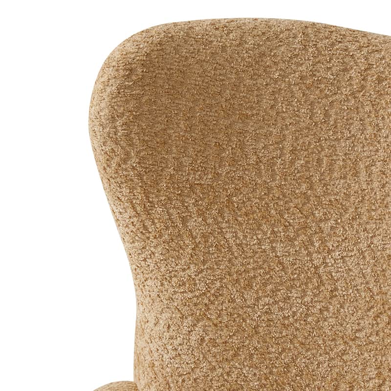Dorothy Upholstered Armchair with Solid Rubber Wood Frame & Sturdy Legs - Perfect for Living Room, Bedroom, or Home Office Seating