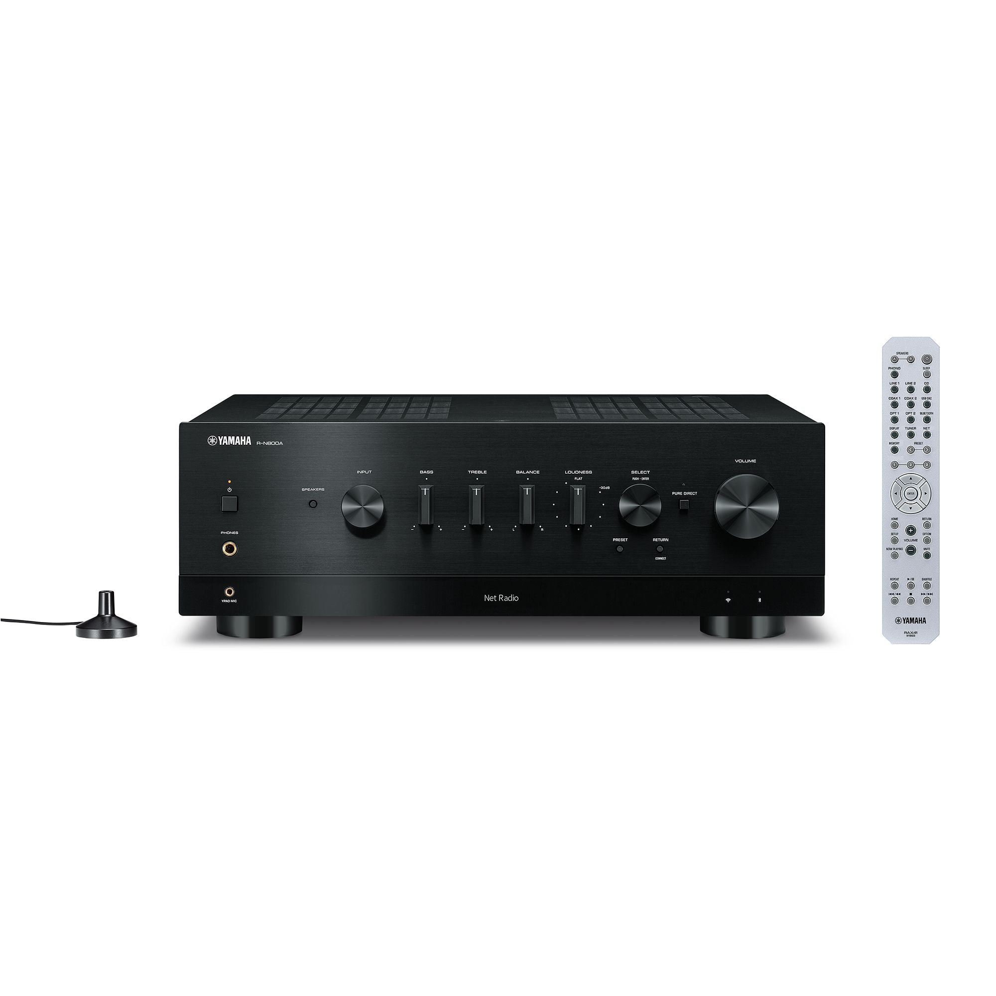 Yamaha R-N800A Stereo Network Receiver - Hi-Fi Audio Amplifier with Bluetooth, Wi-Fi & Streaming for Home Theater & Music Listening