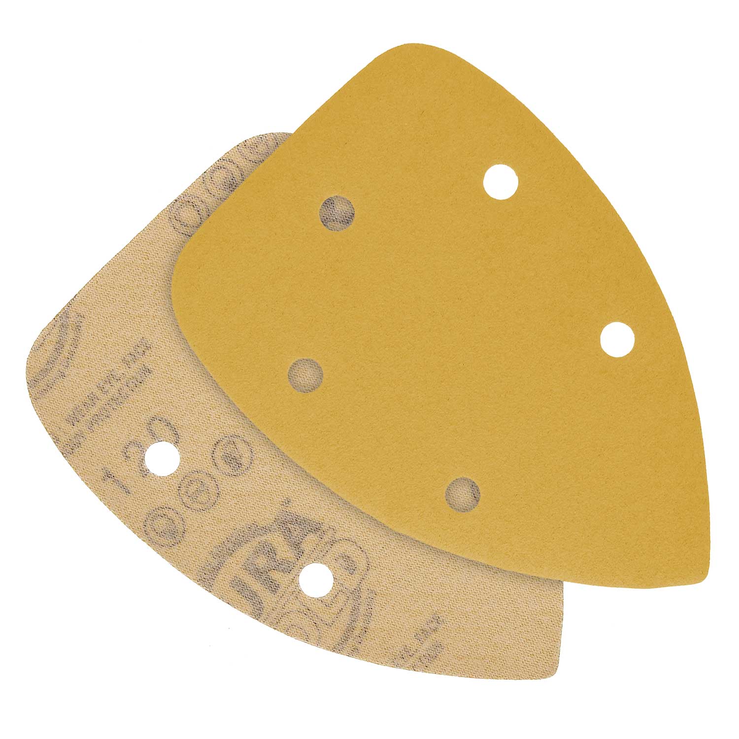120 Grit 5 Hole Hook & Loop Sanding Discs for Mouse Sanders - 24 Pack | Ideal for Woodworking, Metal Polishing & DIY Home Projects