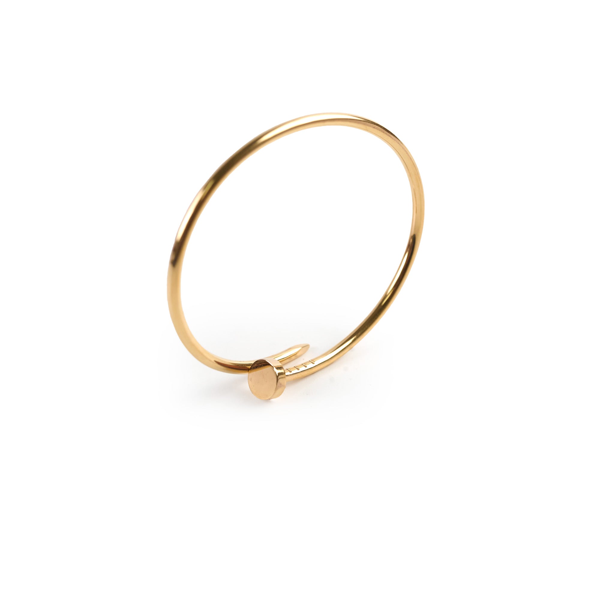 Cartier Juste Un Clou JUC Bracelet 18K Pink Gold Size 16 - Luxury Nail Bracelet for Women, Elegant Jewelry Gift for Her, Perfect for Parties, Weddings & Special Occasions