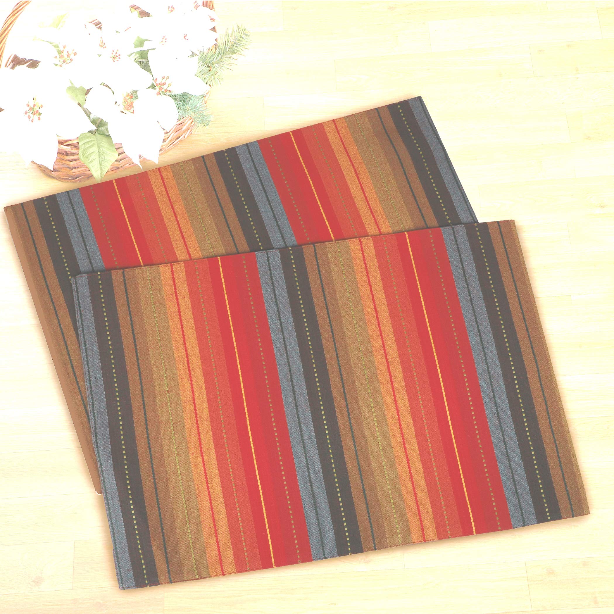 Premium 100% Cotton Oversized Placemats Set of 6 - 14
