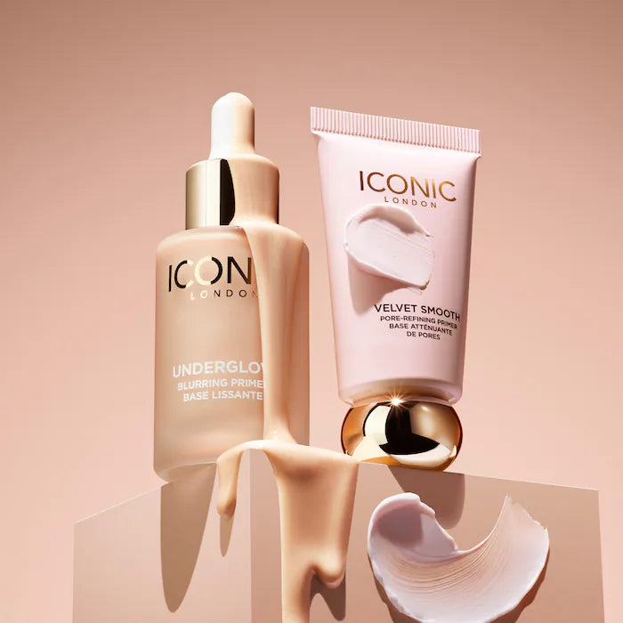 Iconic London Undeglow Blurring Primer - Pore Minimizing & Smoothing Face Makeup Base for Flawless Foundation Application | Perfect for Daily Wear, Photo Shoots & Special Occasions