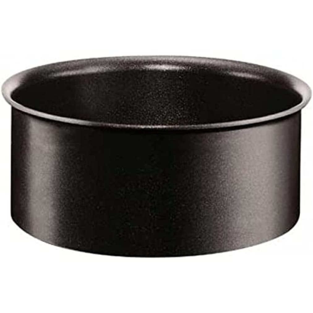 Tefal Ingenio Expertise Black Aluminum Saucepan - 20cm Non-Stick Cooking Pot for Pasta, Soup & Sauces | Durable & Lightweight for Home & Professional Kitchens