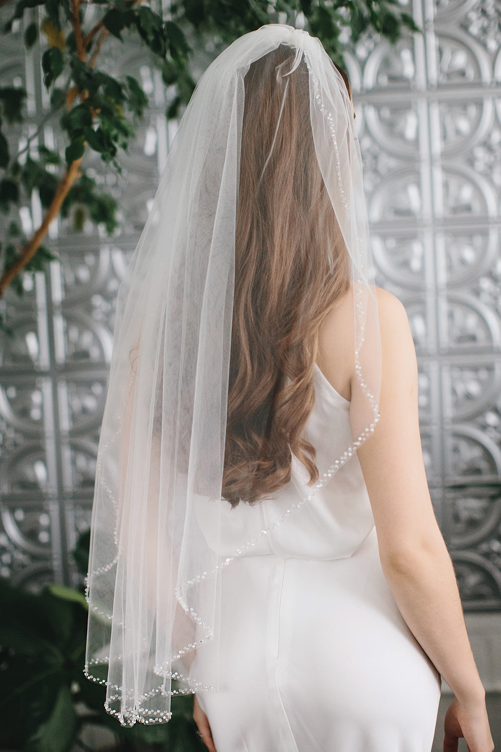 Mariah Pearl & Crystal Veil Bridal Headpiece - Elegant Wedding Hair Accessories for Bride, Bridesmaids & Special Occasions | Perfect for Weddings, Prom, Quinceañera & Formal Events