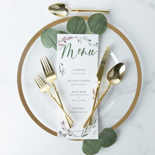 Premium 32-Piece Infinity Collection Gold Flatware Set - Elegant Stainless Steel Cutlery for Dining, Parties & Wedding Gifts