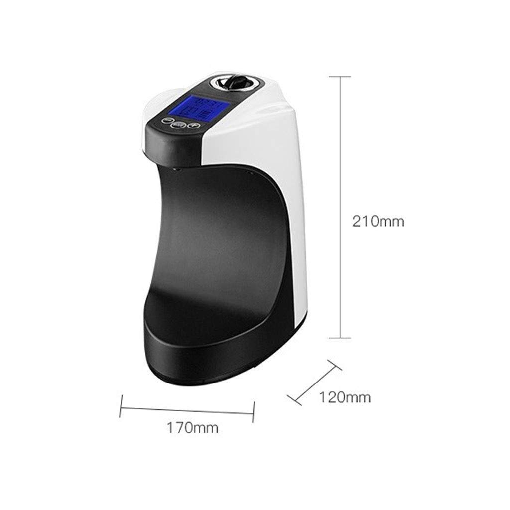 Automatic Soap Dispenser with LCD Display - Wall Mounted Touchless Hand Sanitizer Dispenser for Bathroom, Kitchen, Hotel & Household Use (Chrome Spray)
