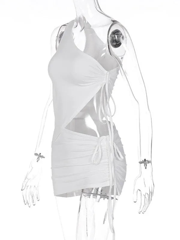 Stylish Women's Casual Ruched Two-Piece Skirt Set - Summer Outfits for Beach, Party & Date Night