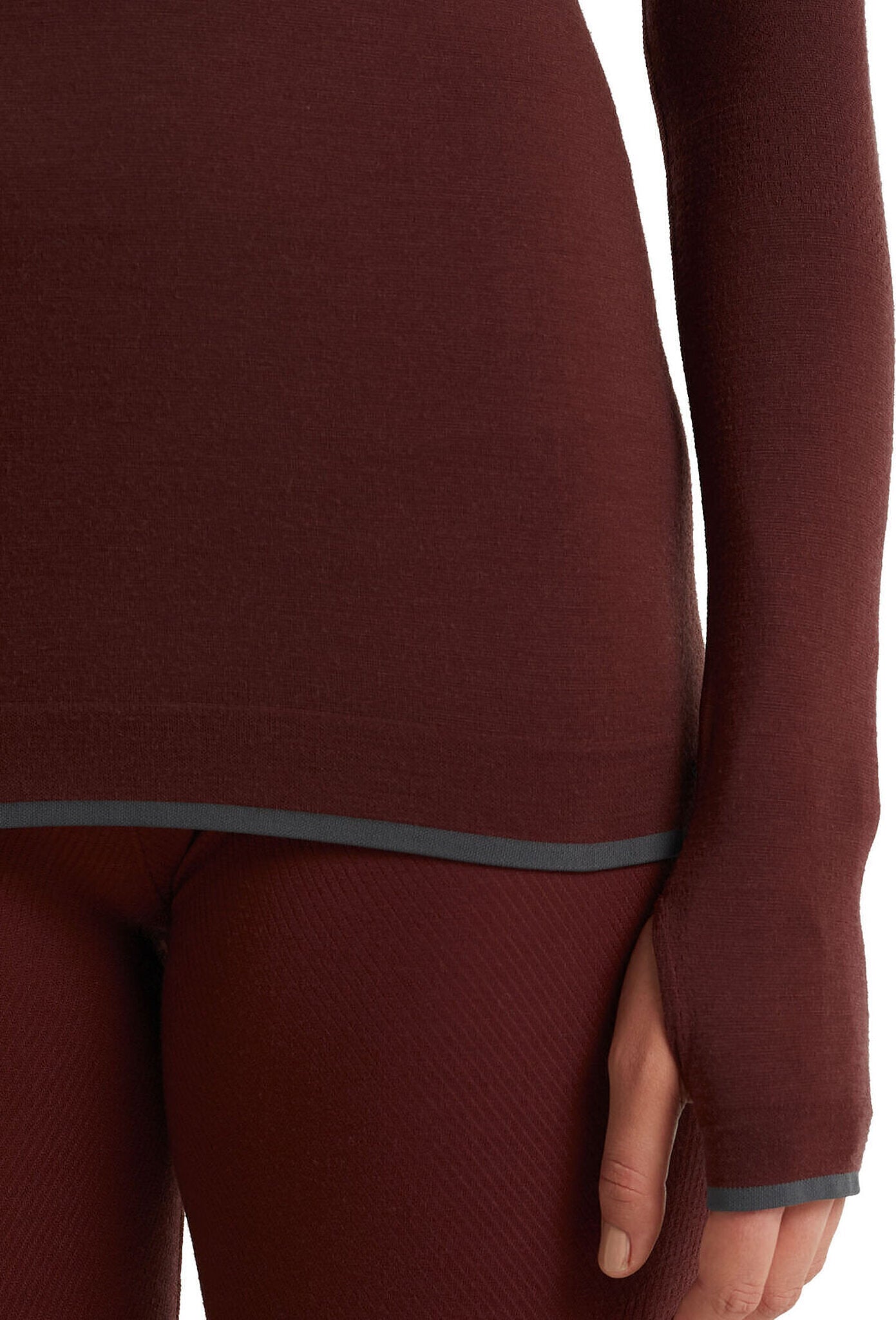 200 Zone Seamless Long Sleeve Base Layer Crewneck for Women - Thermal Underwear for Cold Weather, Yoga, Running & Outdoor Activities