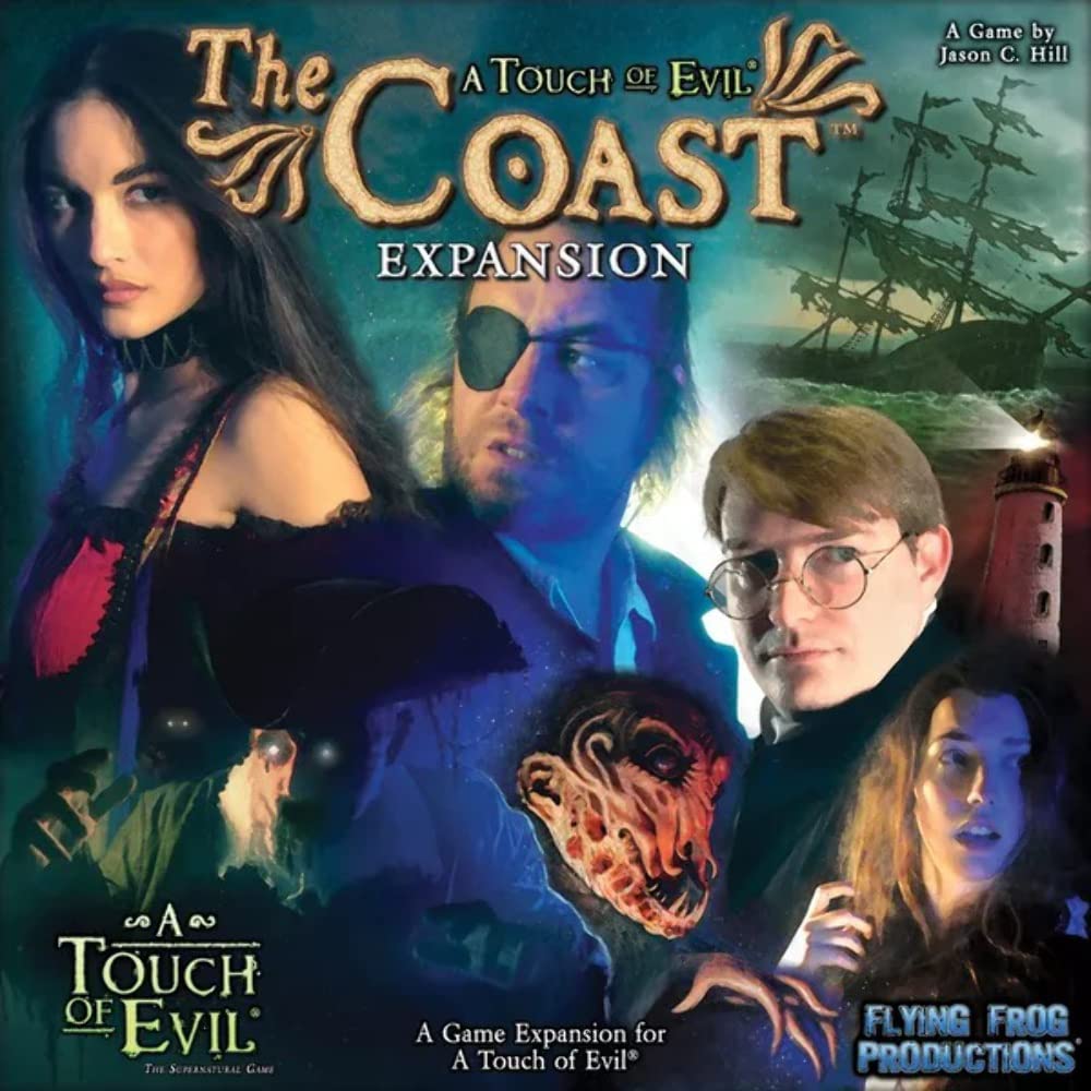 A Touch of Evil: The Supernatural Game - The Coast Expansion Board Game | Horror Strategy Game for Adults & Teens | Perfect for Game Nights & Halloween Parties