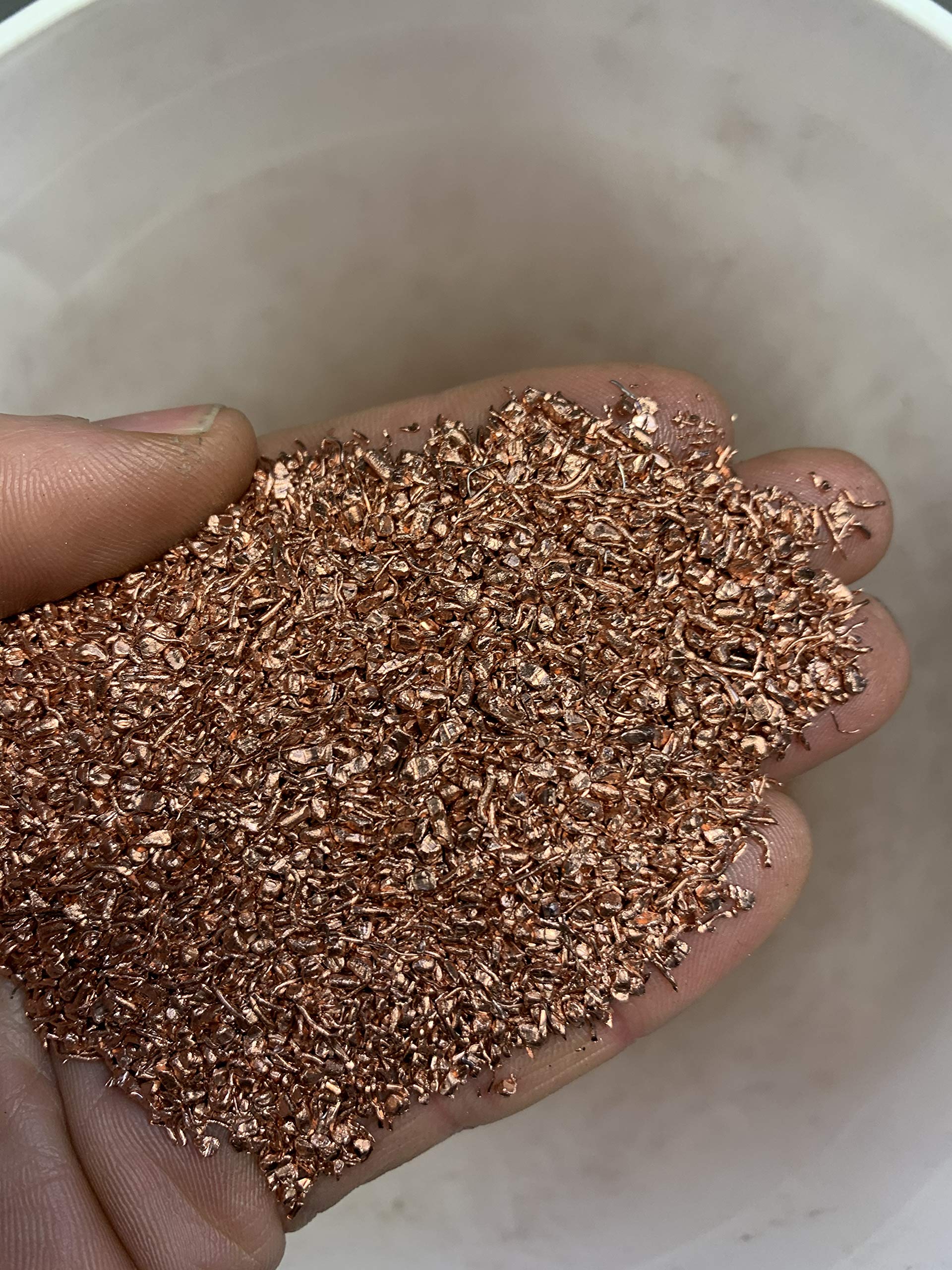 Pure 99.9% Copper Metal Chops (1 Pound) - High-Quality Raw Copper for Jewelry Making, Casting & DIY Crafts | RotoMetals