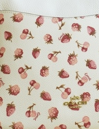 Coach Fruit Print Chaise Crossbody Bag - Stylish Leather Shoulder Purse for Women, Perfect for Daily Use, Travel & Shopping