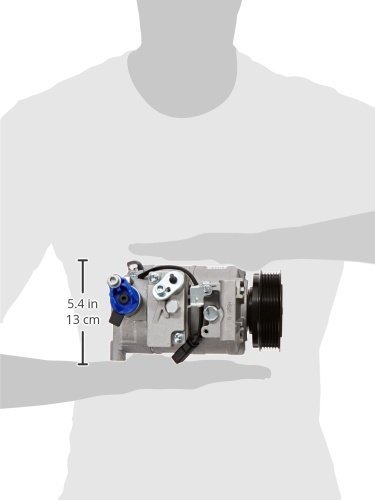 HELLA Behr Hella Service 351110881 AC Compressor for 2002-2009 Audi A4 2.0L - Replacement Part for Car Air Conditioning System | Perfect for Summer Cooling & Auto Repair