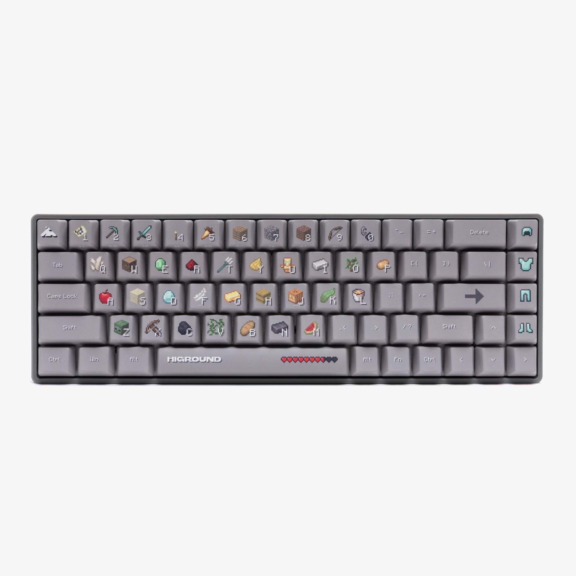 HG x Minecraft Basecamp 65HE Mechanical Gaming Keyboard - Compact 65% Layout for PC Gamers | Perfect for Minecraft Gaming & Typing