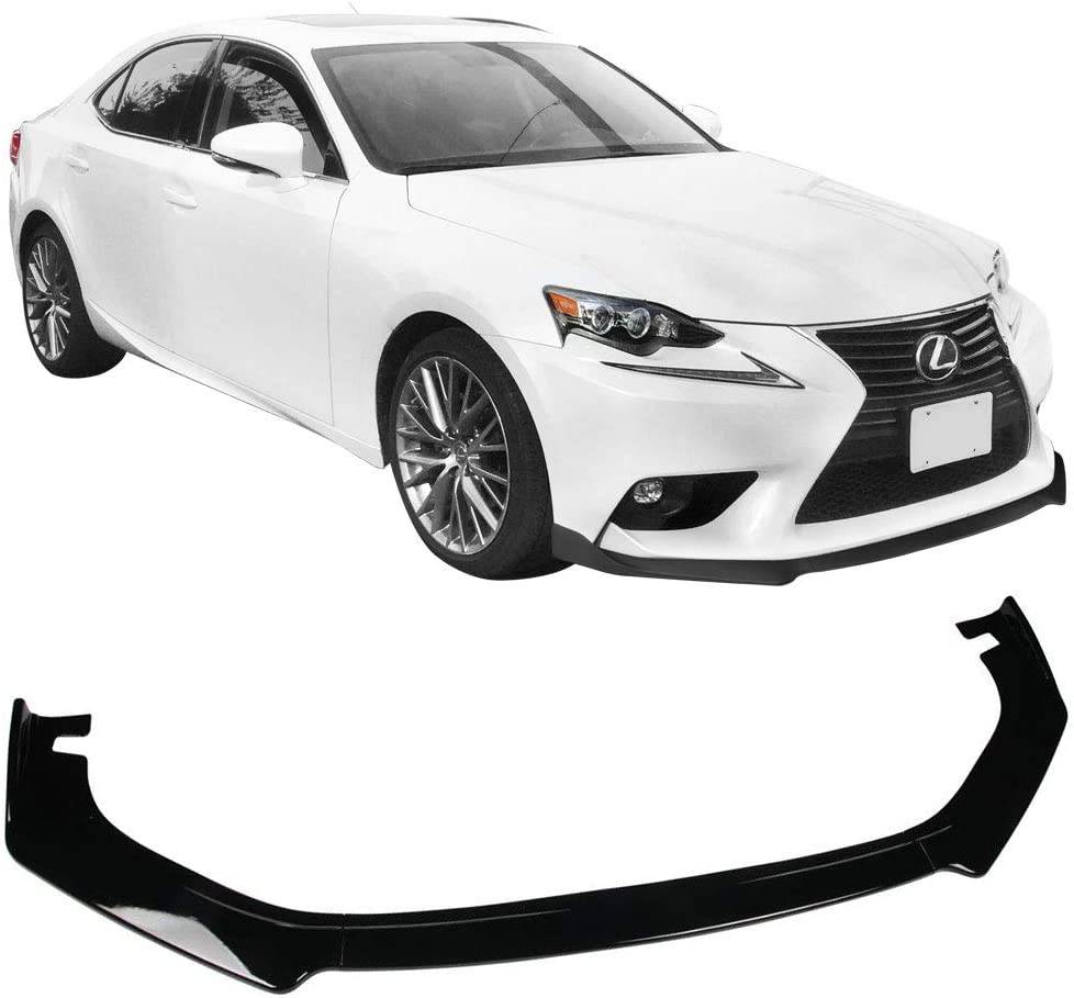2014-2016 Lexus IS250 IS350 Front Bumper Lip Spoiler - Compatible with Base Models (Excludes F Sport) - Enhance Style & Aerodynamics for Daily Driving & Car Shows