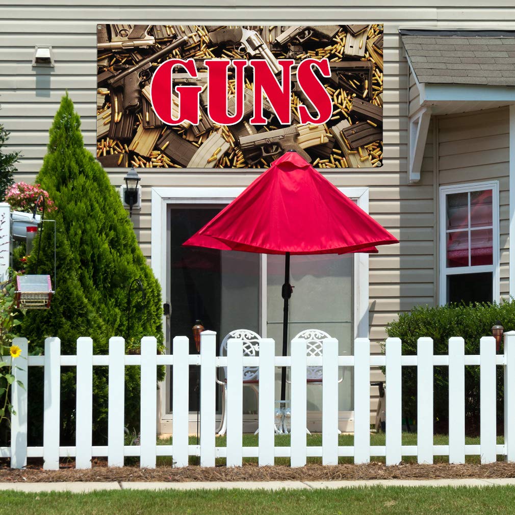 Durable Vinyl Banner 36x72 Inches - Weatherproof Outdoor Advertising for Military & Industrial Use