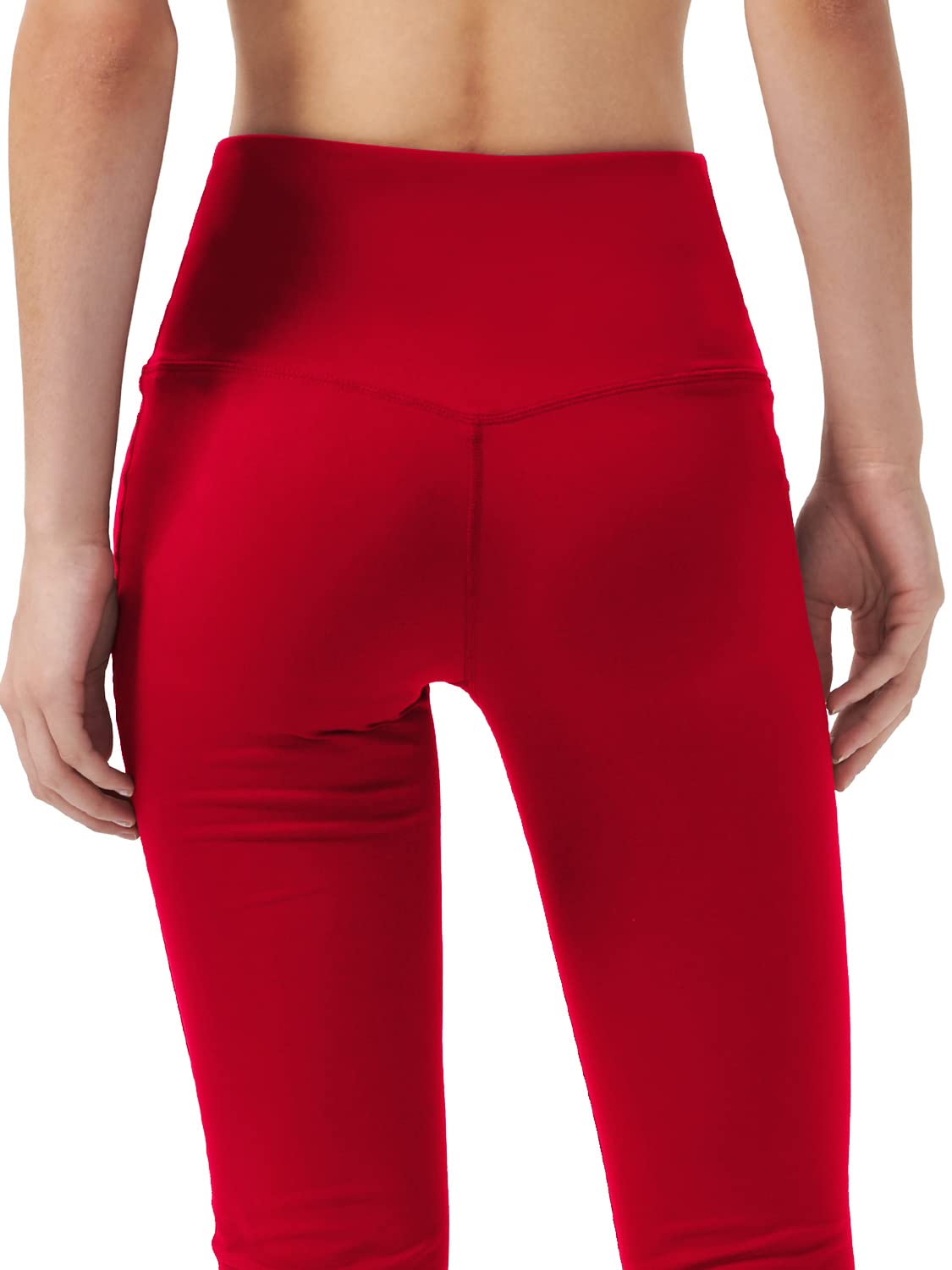 Women's High Waist Bootcut Yoga Pants with Hidden Pockets - Tummy Control Workout & Work Pants for Yoga, Office & Casual Wear