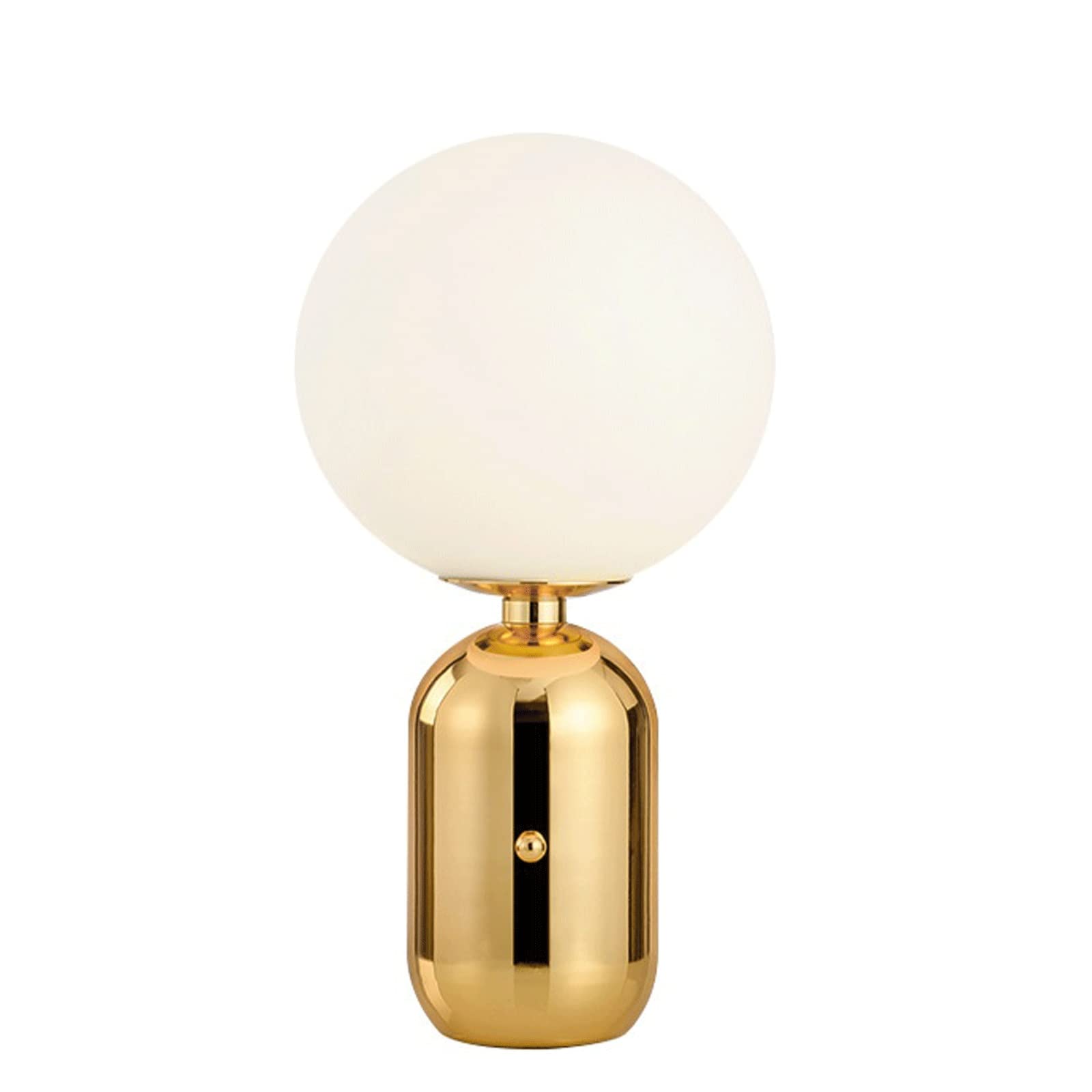 Modern LED Wall Lamp & Table Lamp - Milky White Frosted Glass Shade, Metal Base for Living Room, Bedroom, Reading & Decorative Lighting - Perfect for Ambient, Task & Accent Illumination