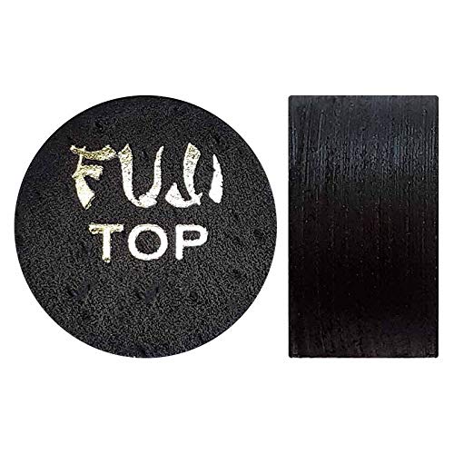 Longoni Fuji Pool Billiard Cue Tip - 1 Piece - Hard Black - Premium Snooker & Billiards Accessory for Professional Players