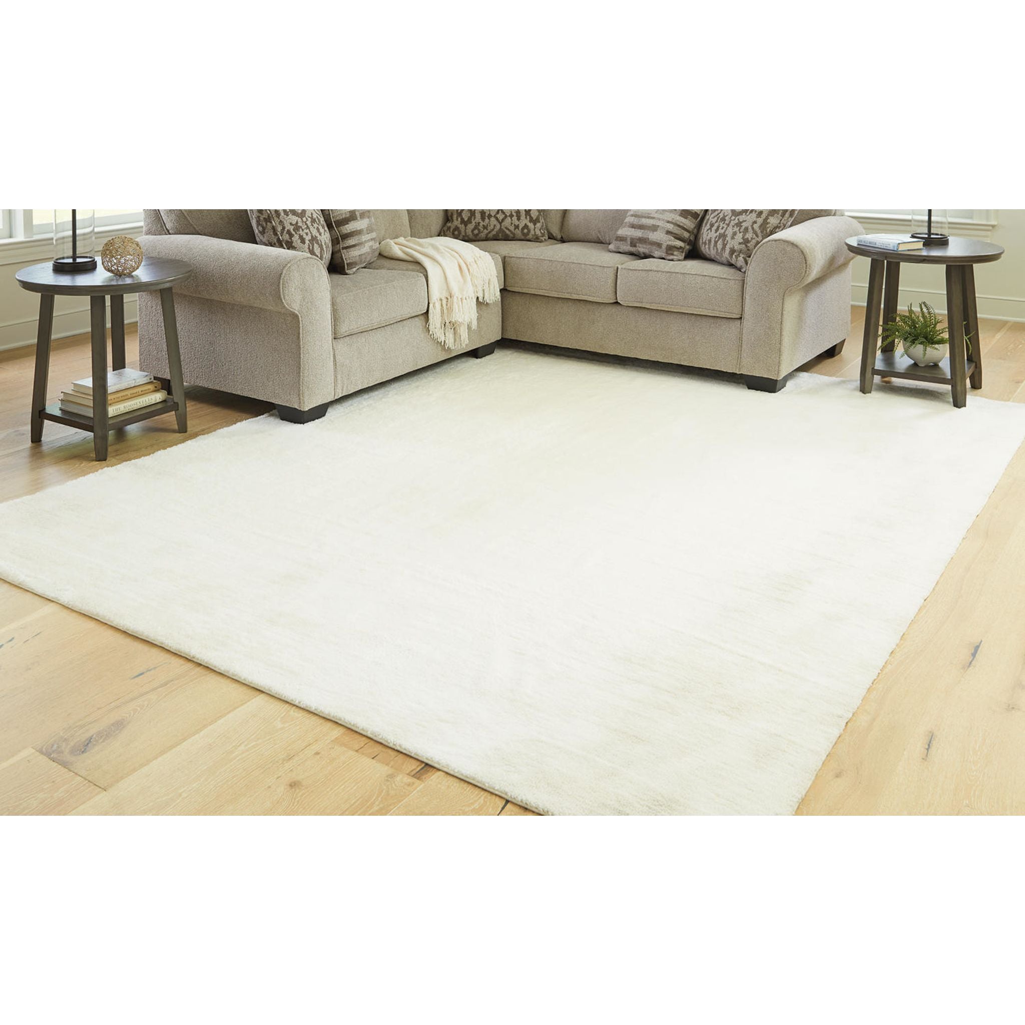 Anaben Soft Plush Area Rug - Non-Slip Living Room Carpet for Bedroom, Home Decor - Cozy & Stylish Floor Mat for Family Room, Dorm, Office