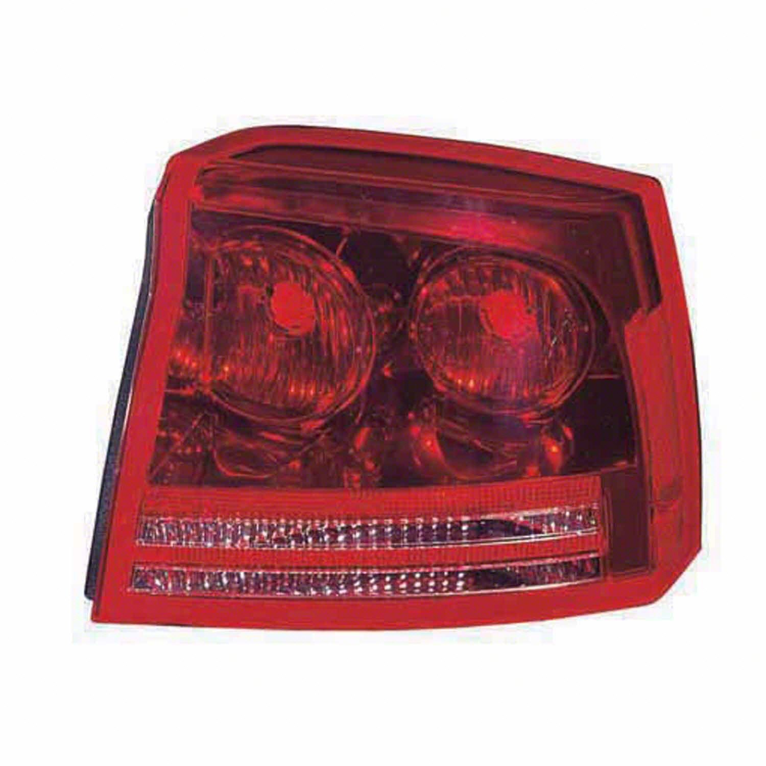 New Passenger Side Right Tail Lamp Lens and Housing 5174406AA-V - Replacement for Chrysler, Dodge, Jeep - Perfect for Night Driving & Enhanced Safety