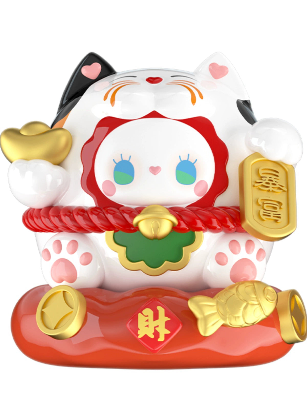 Emma Lucky Cat Gift Box - Japanese Maneki Neko Fortune Cat Figurine Set for Home & Office Decor, Good Luck Present for Housewarming, Birthday, Wedding | Perfect Feng Shui Gift for Business Success & Wealth